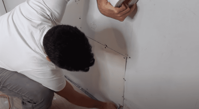 how to apply fire tape on drywall