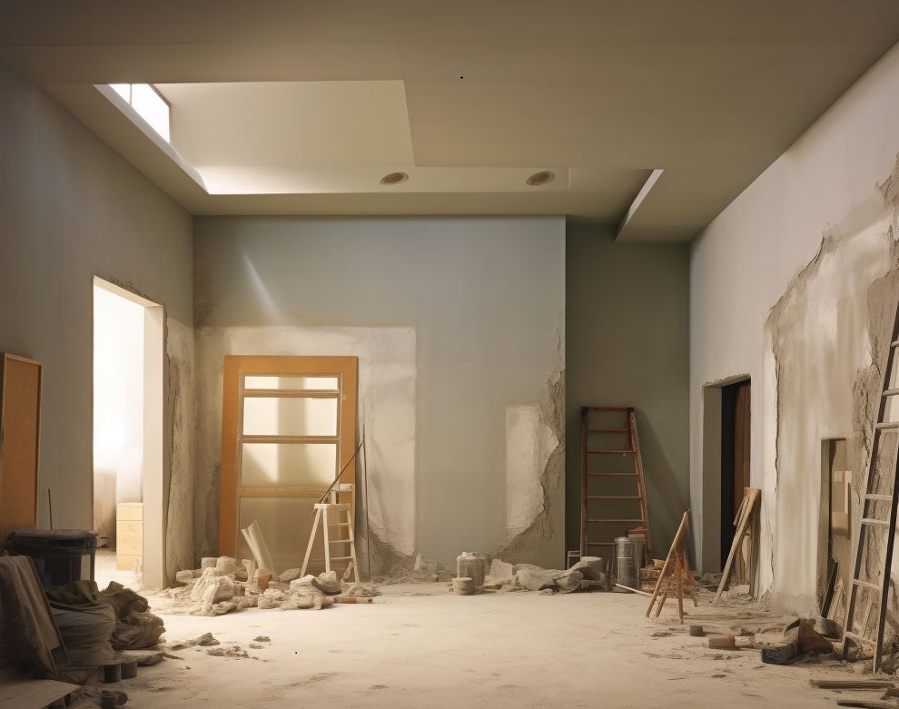 installing interior drywall partitions