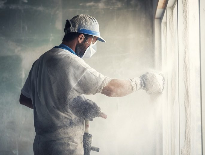 repair of drywall by patching using backing strips