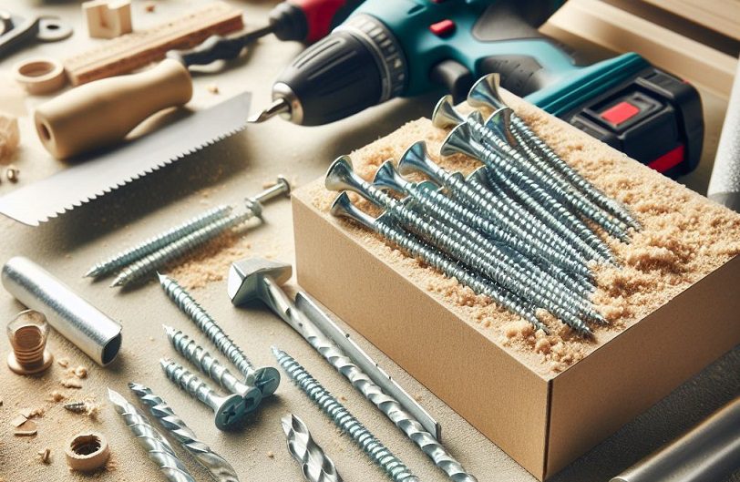 random drywall anchors along with the drill machine